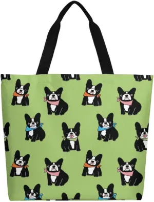 Canvas Tote Bag - Large Women's Casual Shoulder Handbag - Reusable Beach & Shopping Grocery Bag for Outdoors