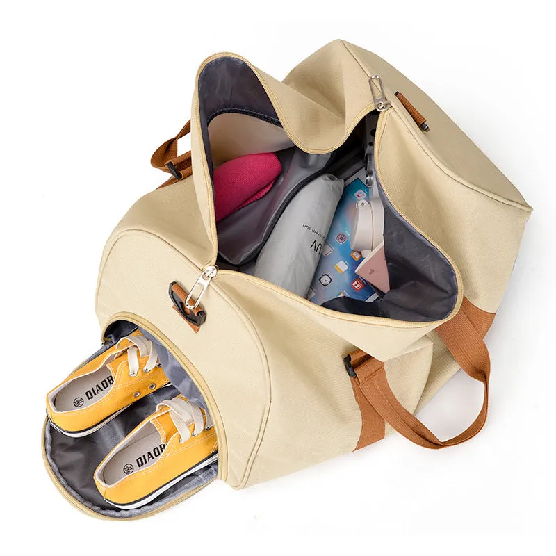 Canvas Traveling Large Capacity Fashion Short Business Travel Bags