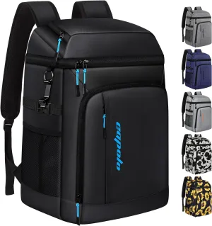 Capolo Cooler Backpack Insulated Leak Proof 36/45 Cans, Soft Camping Bacpack Cooler Thermal Bag Ice Chest, Portable Waterproof Travel Cooler Bag for Lunch Beach Picnic Shopping