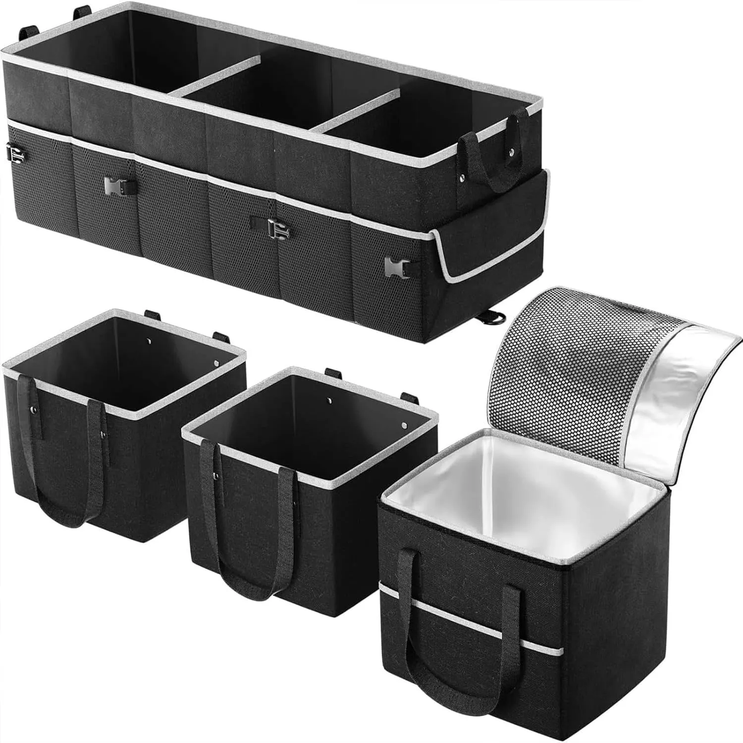 Car Trunk Organizers for Land Rover Defender/Discovery/Range Rover/Range Rover Evoque, Pack Portable Insulation Cooler Bag, Washable Car Storage Bag, Insulated Leak Proof Cooler Bag