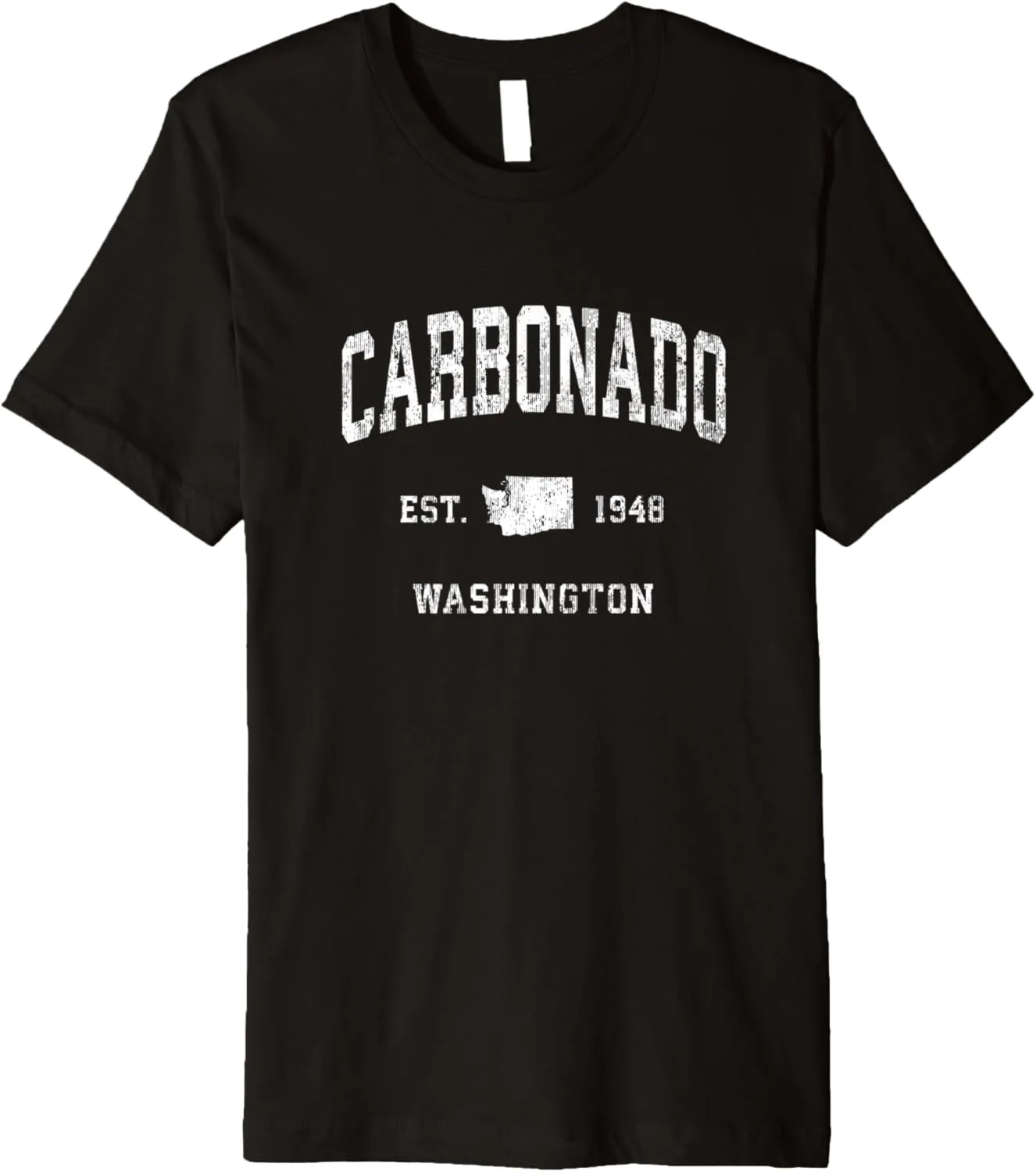 Carbonado Washington WA Vintage Athletic Sports Design Premium T-Shirt