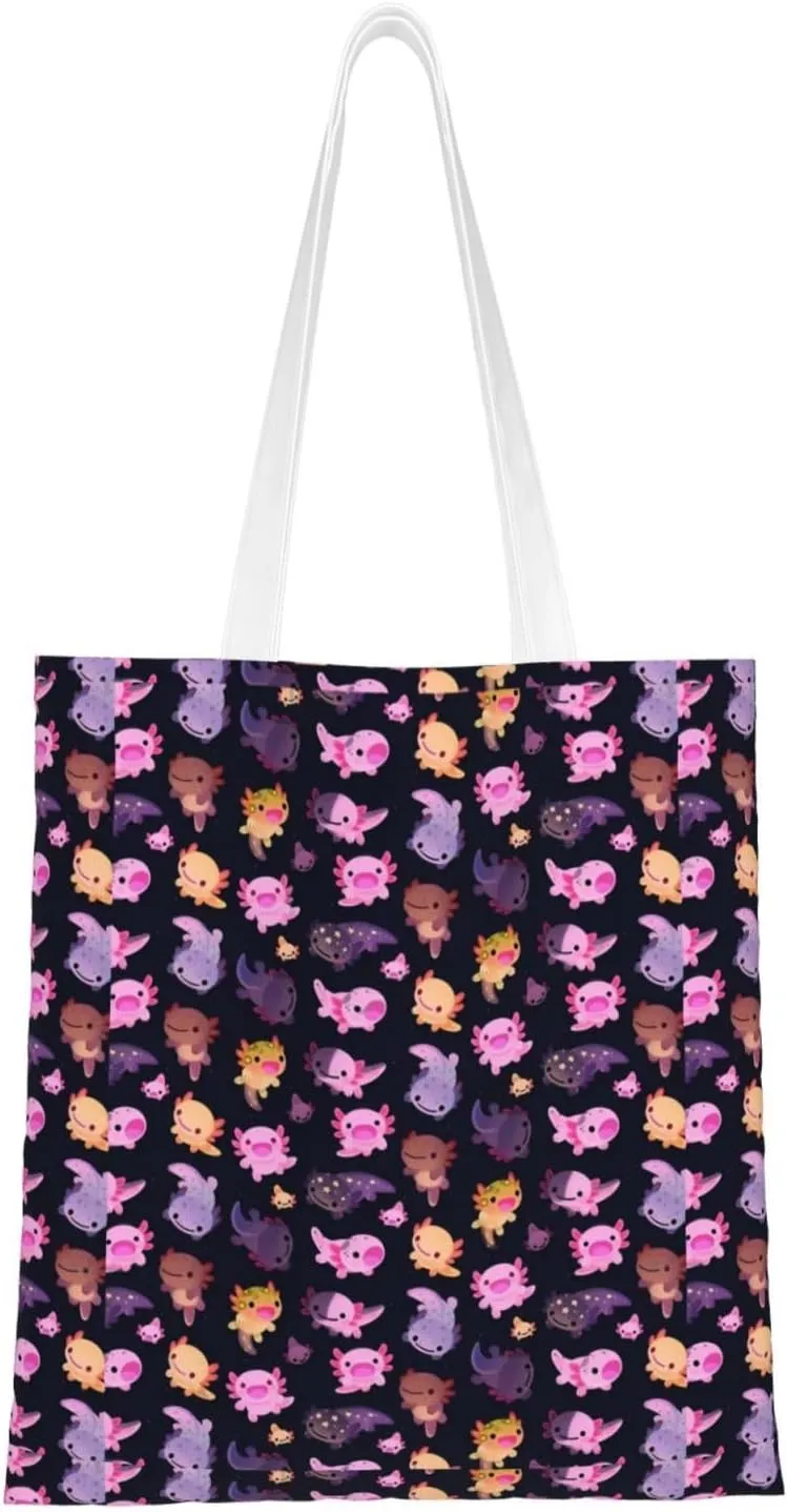 Cartoon Tractors Truck Pattern Tote Bag Reusable Shoulder Tote Bag For Women Lady Vacation, Shopping, Work