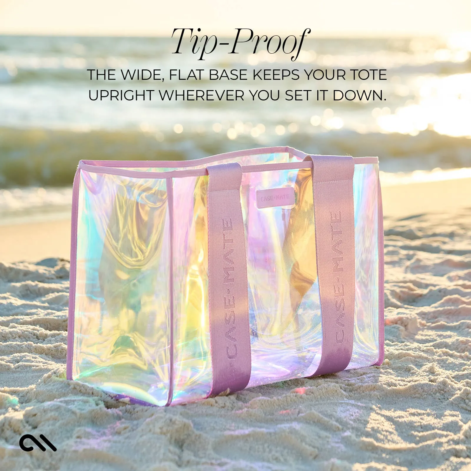 Case-Mate Soap Bubble Beach Tote Shoulder Bag - Iridescent