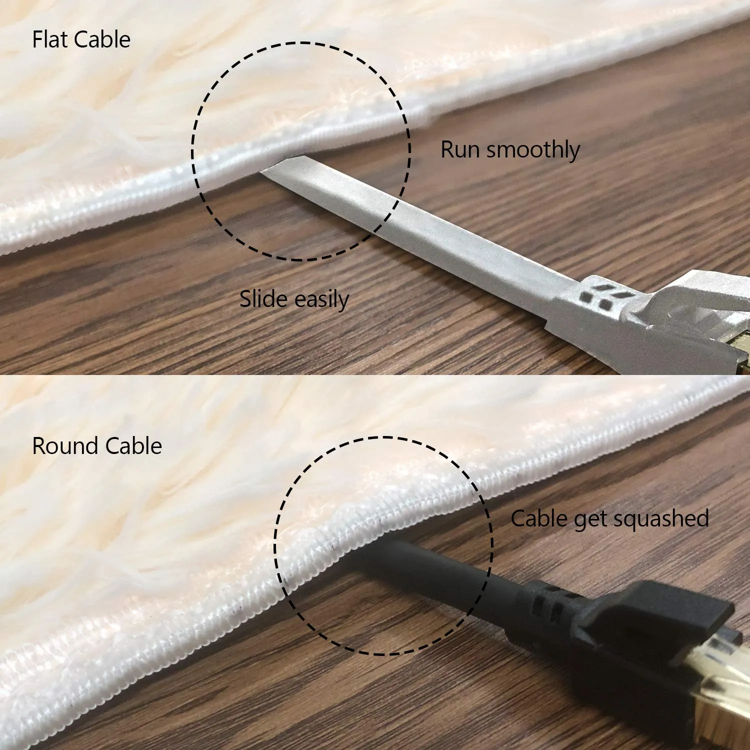 Cat8 Ethernet Cable, Outdoor&Indoor, 75 FT Heavy Duty High Speed Cat 8 LAN Network Cable, 40Gbps 2000MHz RJ45 Flat Internet Computer Patch Cord, Weatherproof S/FTP UV Resistant for Router/Modem/Gaming