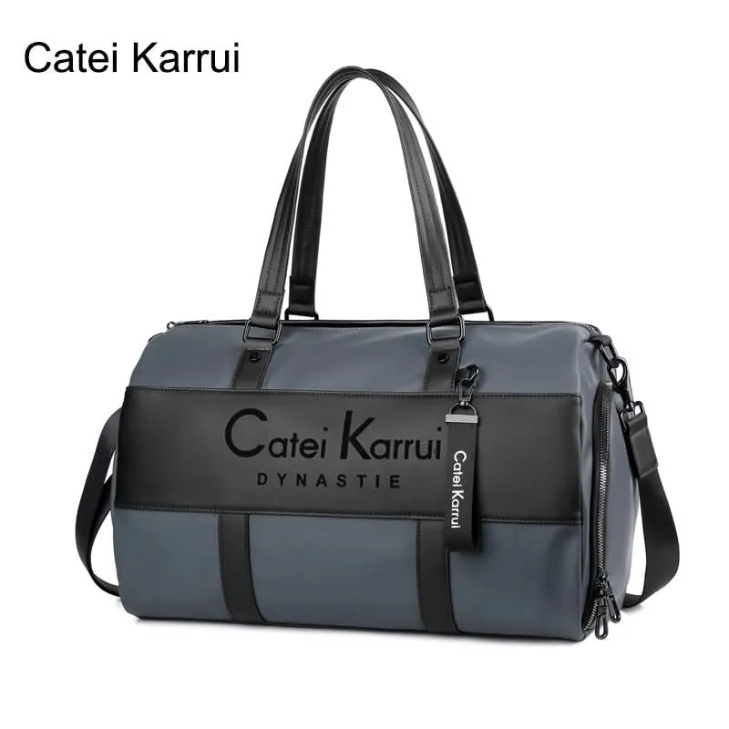 CateiKarrui Travel Gym Bag – Large Capacity, Dry & Wet Separation Yoga Duffle Bag