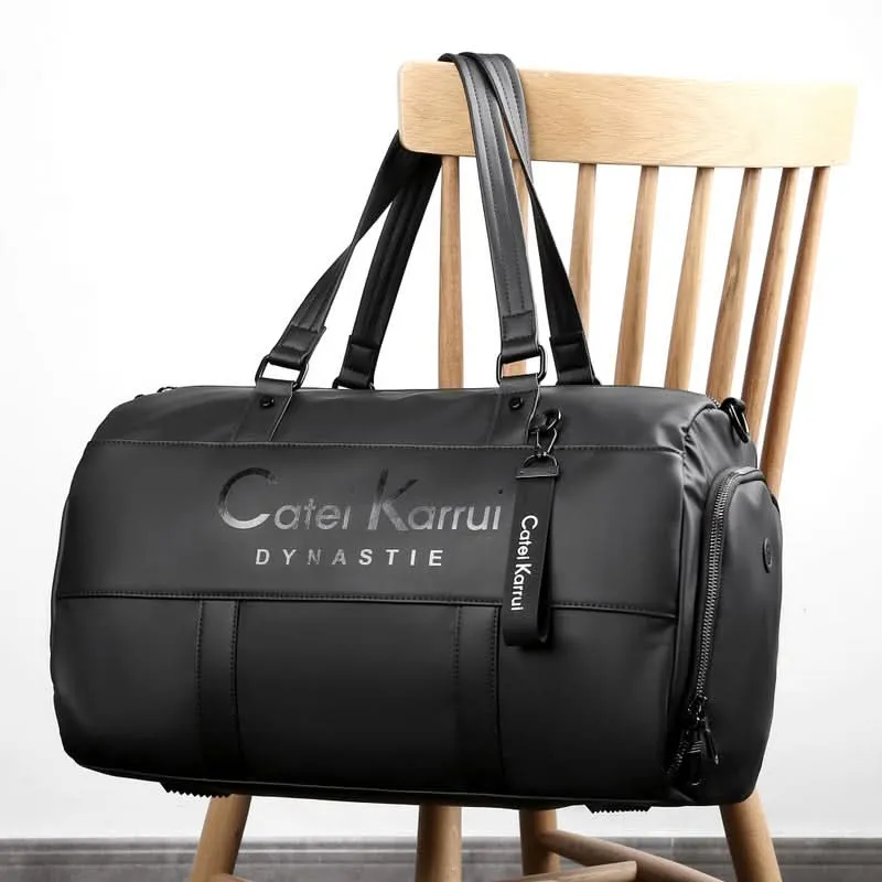 CateiKarrui Travel Gym Bag – Large Capacity, Dry & Wet Separation Yoga Duffle Bag