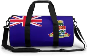 Cayman Lslands Flag Gym Duffel for Men Women Dry Wet Separation Sports Weekender Tote