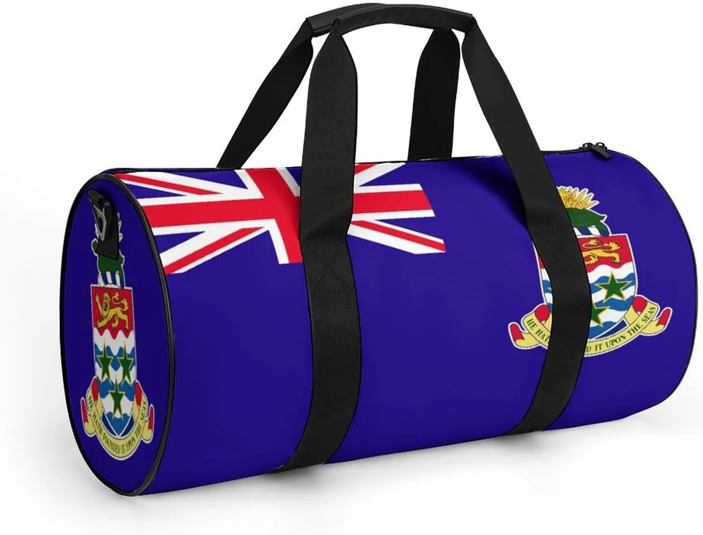 Cayman Lslands Flag Sports Gym Bag for Boys Girls with Wet Pocket Travel Duffel Tote