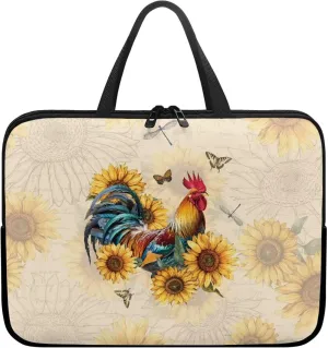 Chicken Slim Portable Monitor Protective Cover with Top Handle Laptop Case 17 Inch Laptop Handbag for Daily Office Use Traveling Computer Carrying Bag Laptop Sleeve