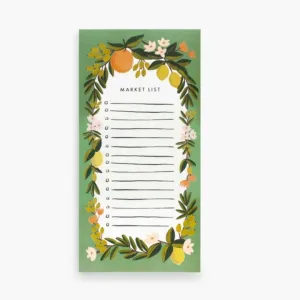 Citrus Floral Shopping Pad