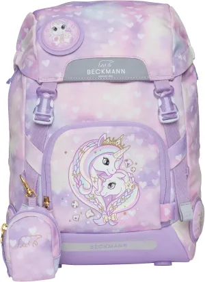 CLASSIC Ergonomic School Backpack for Kids – Lightweight, Adjustable, Spacious – Posture-Friendly, Durable – Ages 6-8, Elementary school, 1st & 2nd grade. 22 lt. UNICORN PRINCESS, PURPLE