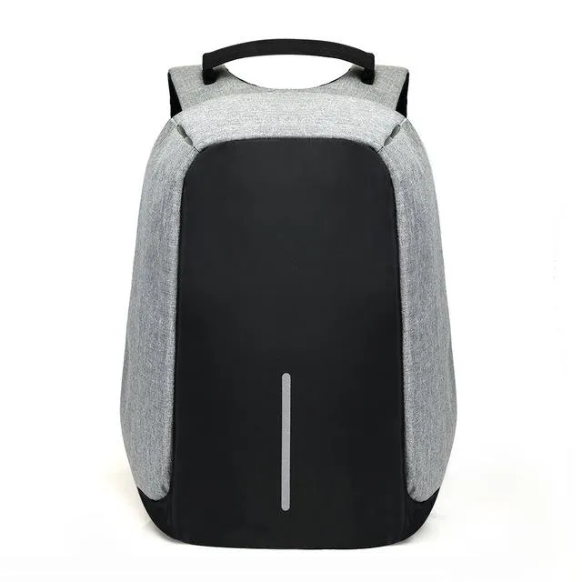 Classic Laptop Anti Theft Backpack with USB Charging