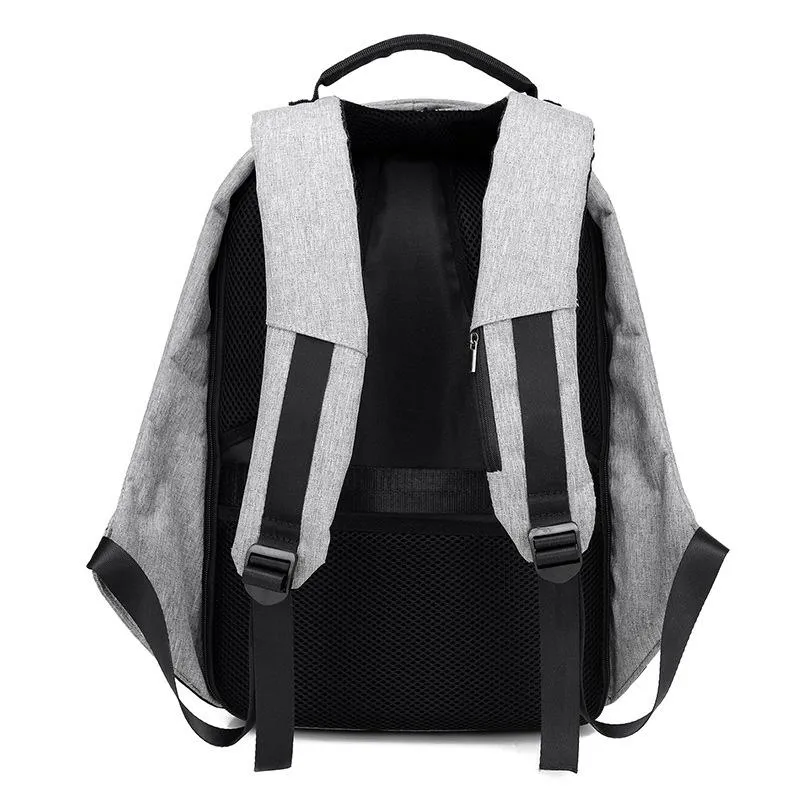 Classic Laptop Anti Theft Backpack with USB Charging