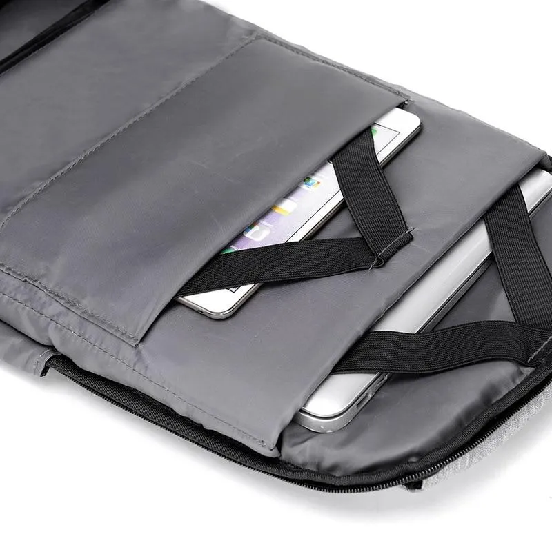 Classic Laptop Anti Theft Backpack with USB Charging