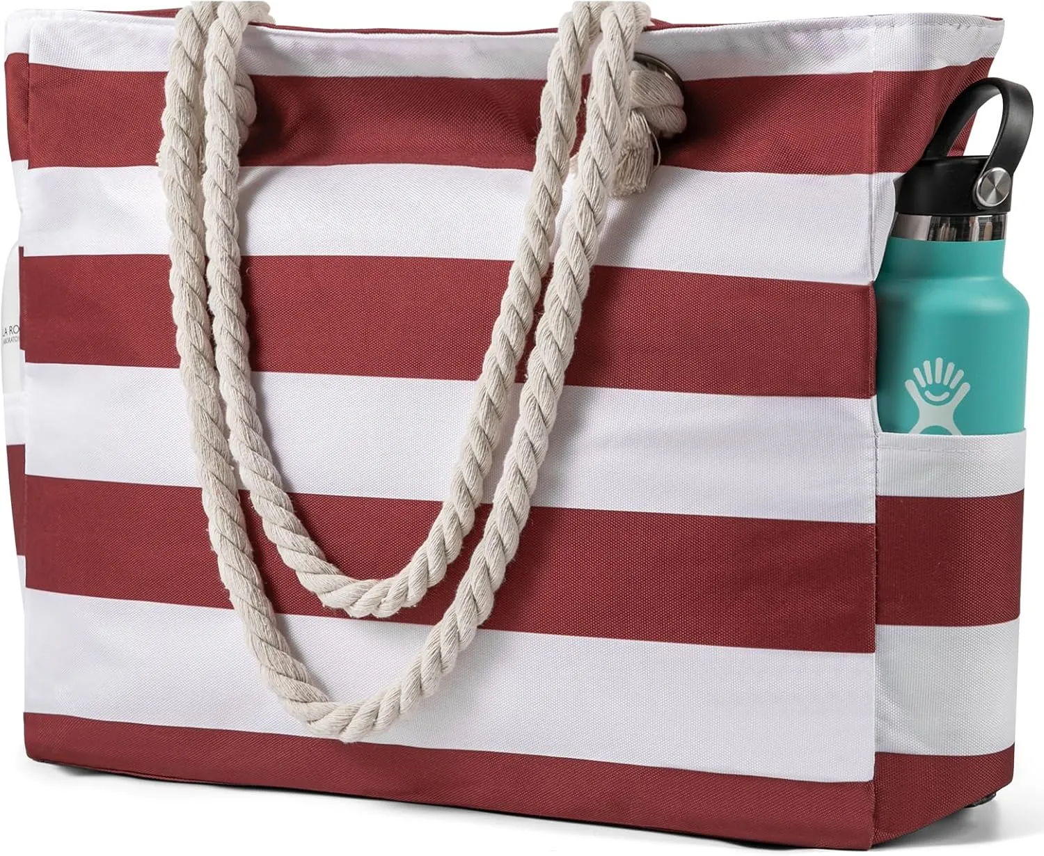 Clothirily Beach Bag for Women - Large Beach Tote Bag, Waterproof Sandproof Beach Bag with Zipper, Large Swim Pool Beach Tote
