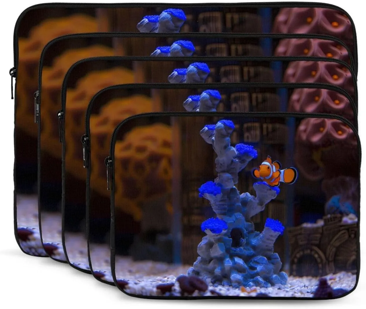 Clown Fish By The Reef Laptop Inner Bag Laptop Sleeve Case Briefcase Carrying Laptop Cover