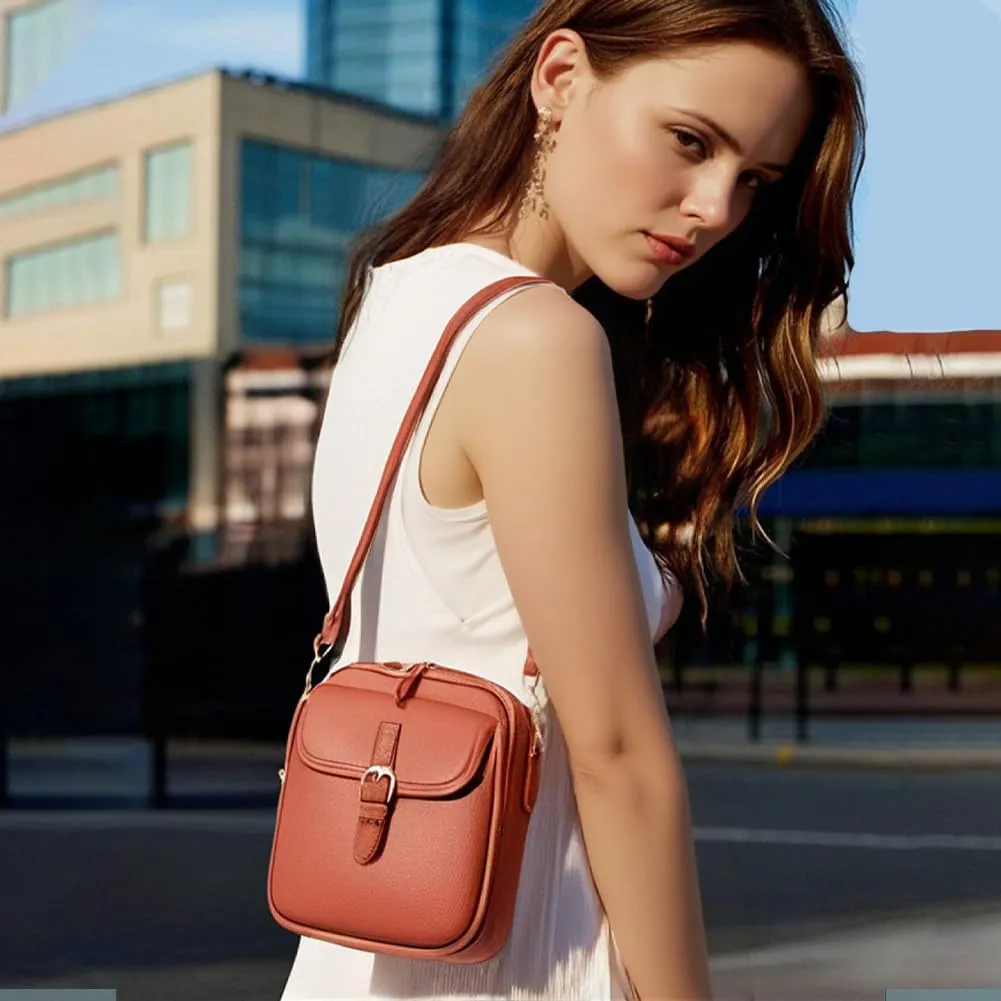 Collaboraten1 Crossbody Leather Bag, Collaborateam Urvashi & Tojoyride Anti Theft Shoulder Bags for Women