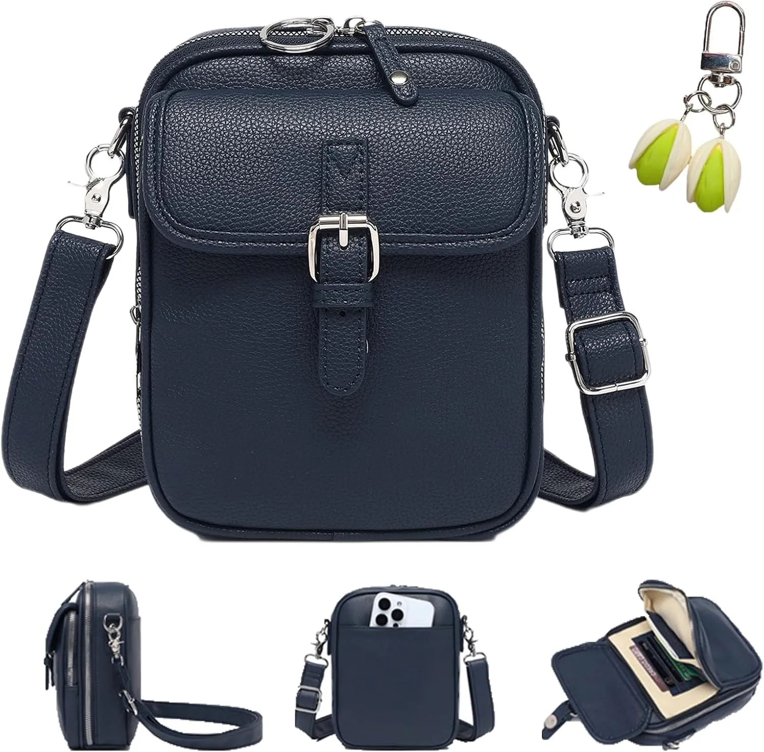 Collaboraten1 Crossbody Leather Bag, Collaborateam Urvashi & Tojoyride Anti Theft Shoulder Bags for Women