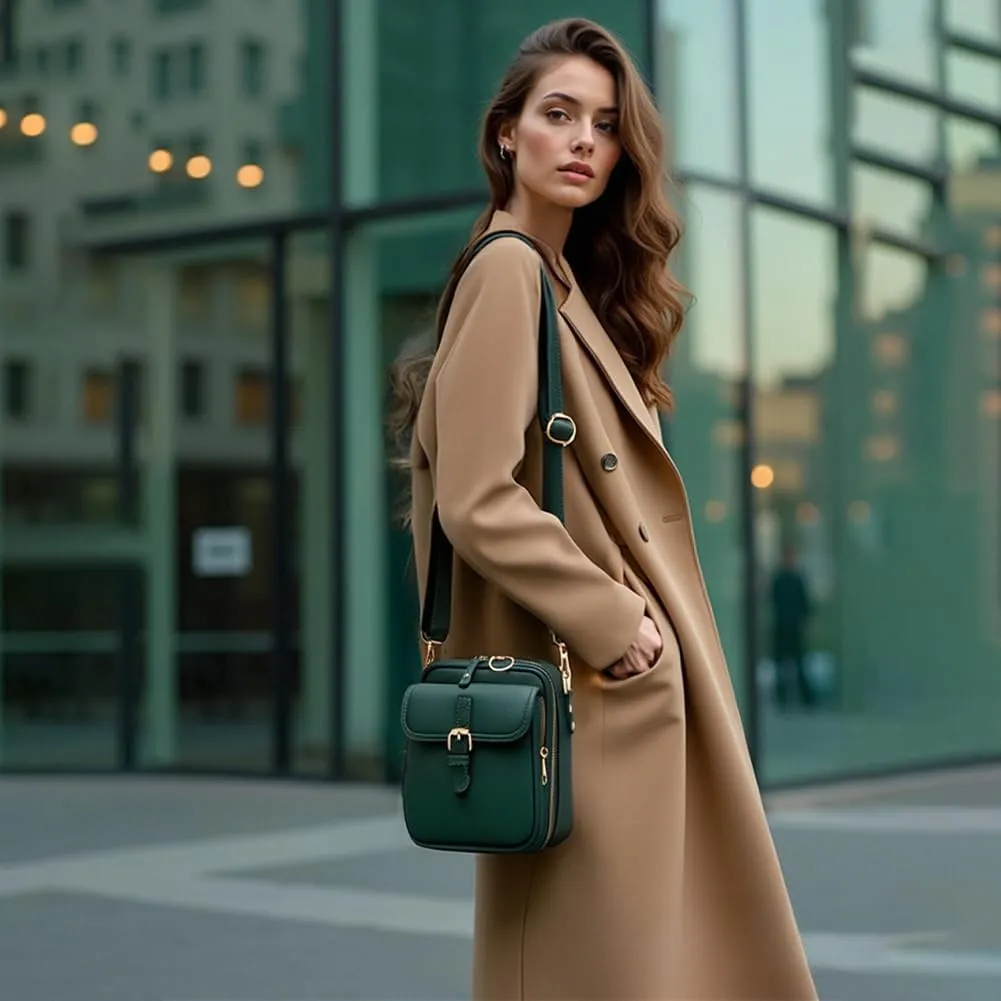 Collaboraten1 Crossbody Leather Bag, Collaborateam Urvashi & Tojoyride Anti Theft Shoulder Bags for Women