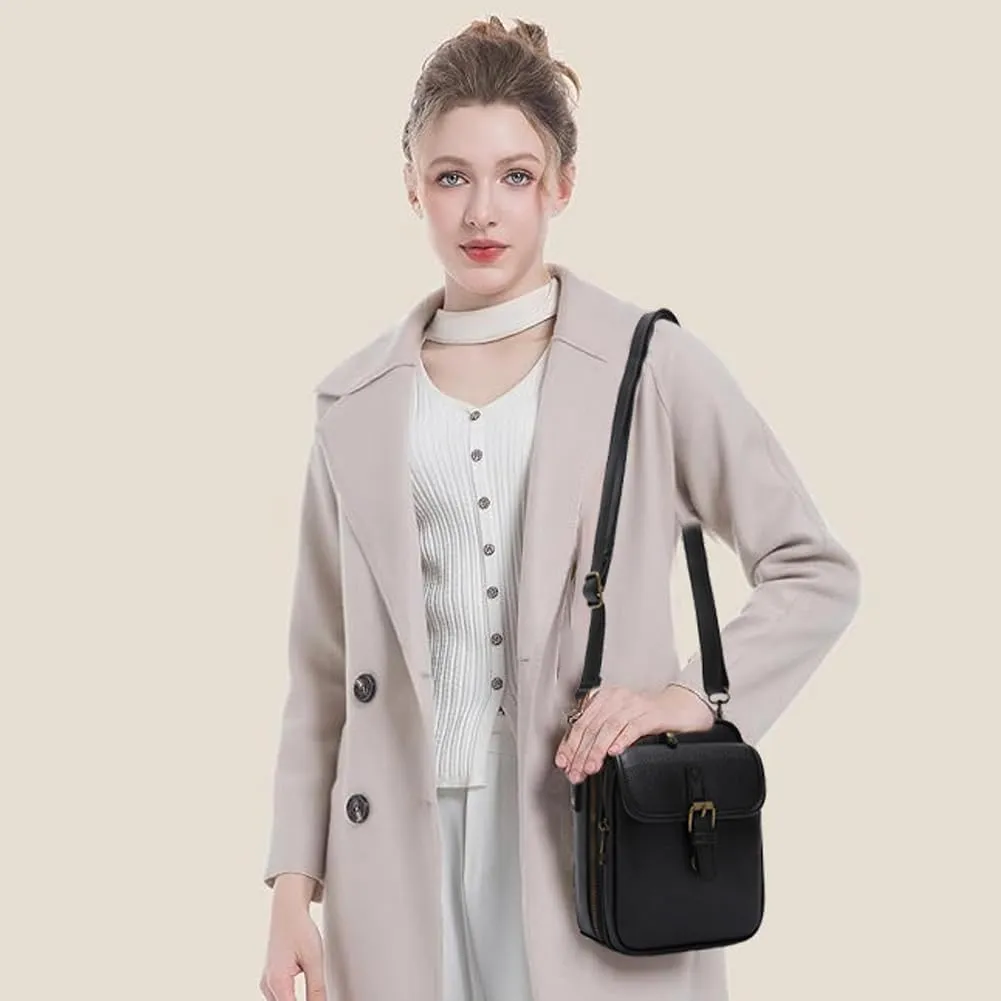 Collaboraten1 Crossbody Leather Bag, Collaborateam Urvashi & Tojoyride Anti Theft Shoulder Bags for Women