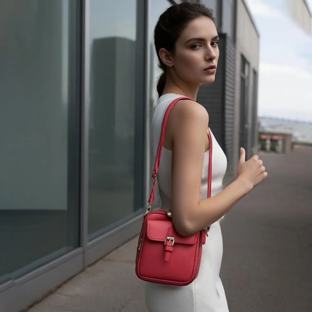 Collaboraten1 Crossbody Leather Bag, Collaborateam Urvashi & Tojoyride Anti Theft Shoulder Bags for Women
