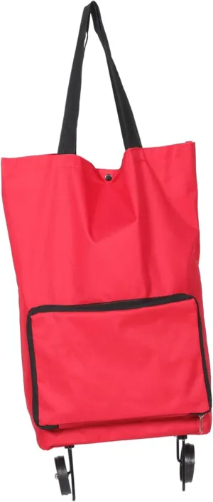 Collapsible Grocery Cart with Wheels Foldable Trolley Bag for Shopping Outdoor and Travel Capacity Design for and Transport