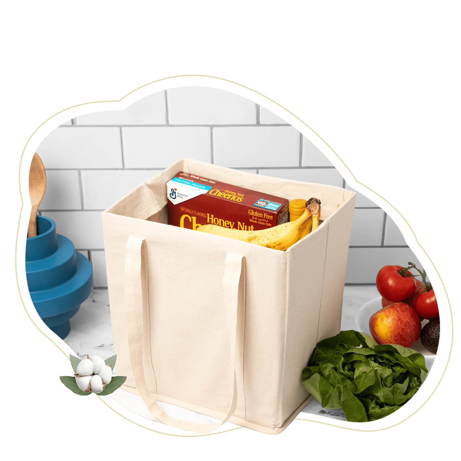 Collapsible Grocery Shopping Bags