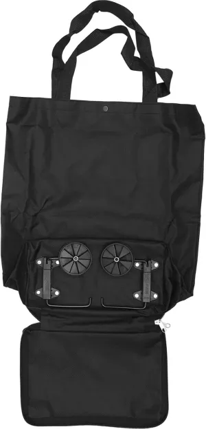 Collapsible Trolley Bag Folding Shopping Bag with Wheels Foldable Shopping Cart Utility Cart Crate