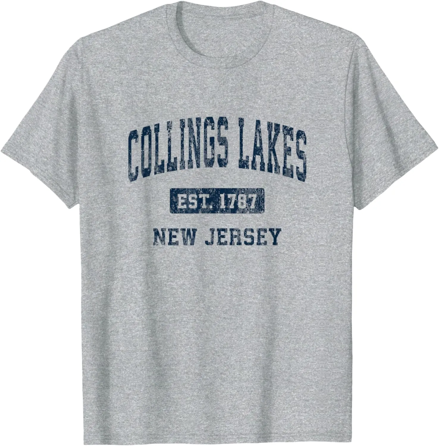 Collings Lakes New Jersey NJ Vintage Athletic Sports Design T-Shirt