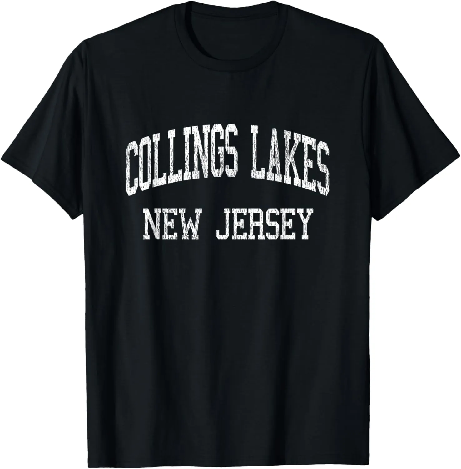 Collings Lakes New Jersey NJ Vintage Athletic Sports Design T-Shirt
