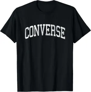 Converse Texas TX Vintage Athletic Sports Design T-Shirt