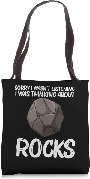 Cool Rock Design For Men Women Geologist Meteorite Lovers Tote Bag