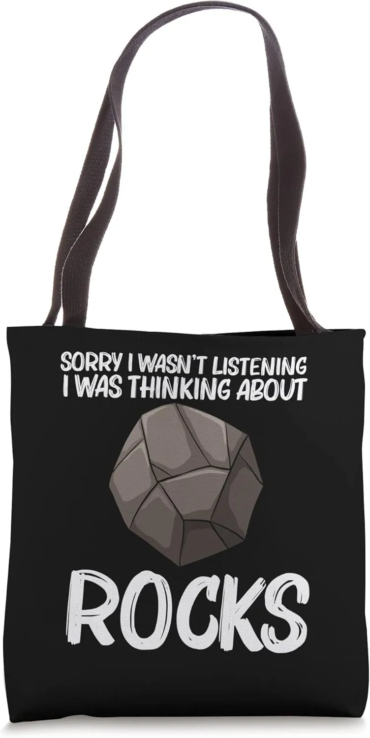 Cool Rock Design For Men Women Geologist Meteorite Lovers Tote Bag