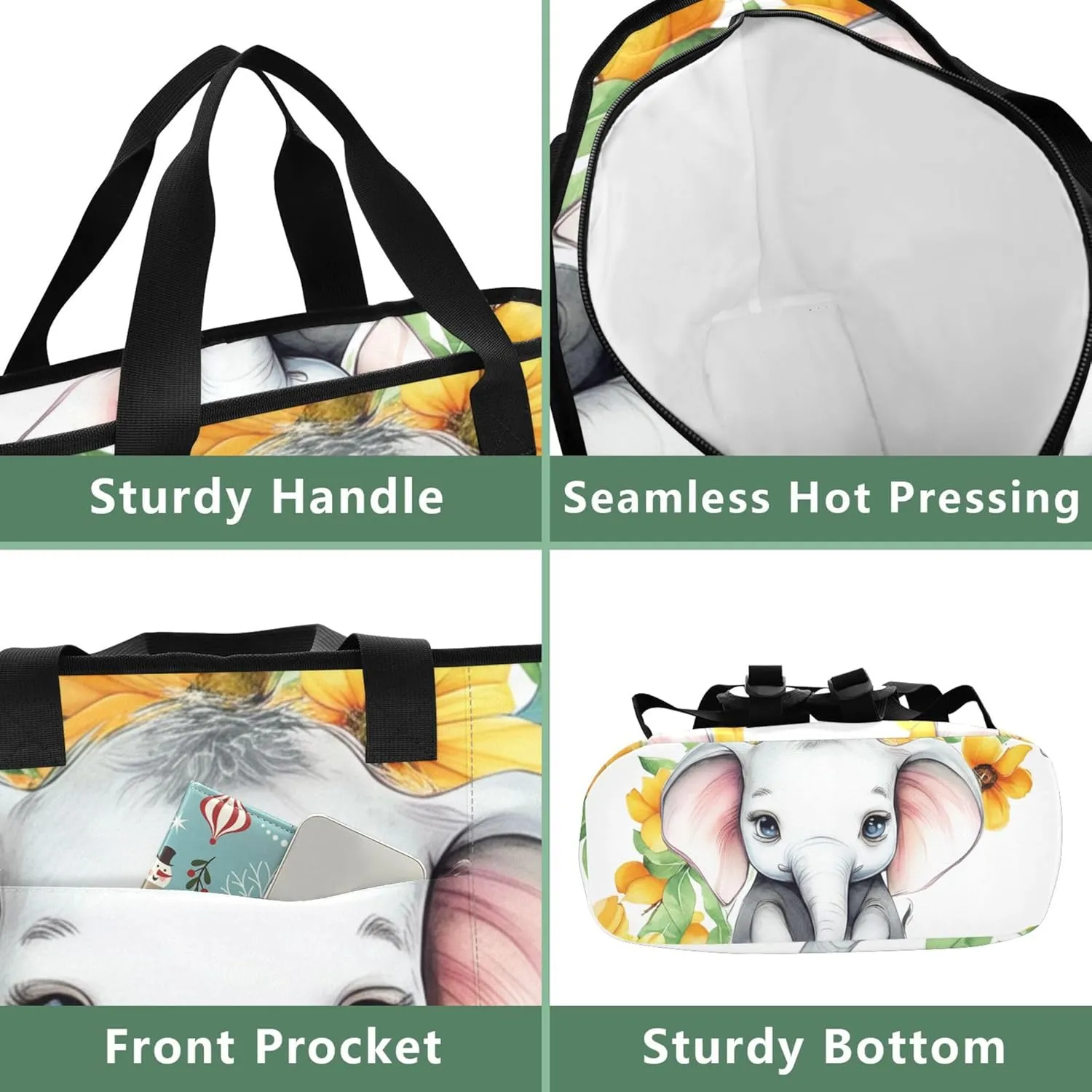 Cooler Bag FUUNY Golgo Rainbow Sun Black Large Insulated Cooler Bag 36 Cans Soft Insulated Tote Backpack for Travel