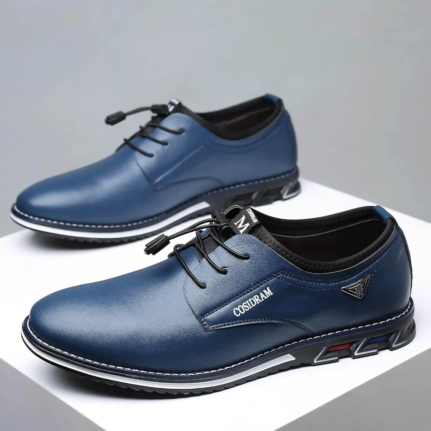 COSIDRAM Mens Casual Shoes Business Slip-on Shoes Comfort Fashion Office Shoes for Male