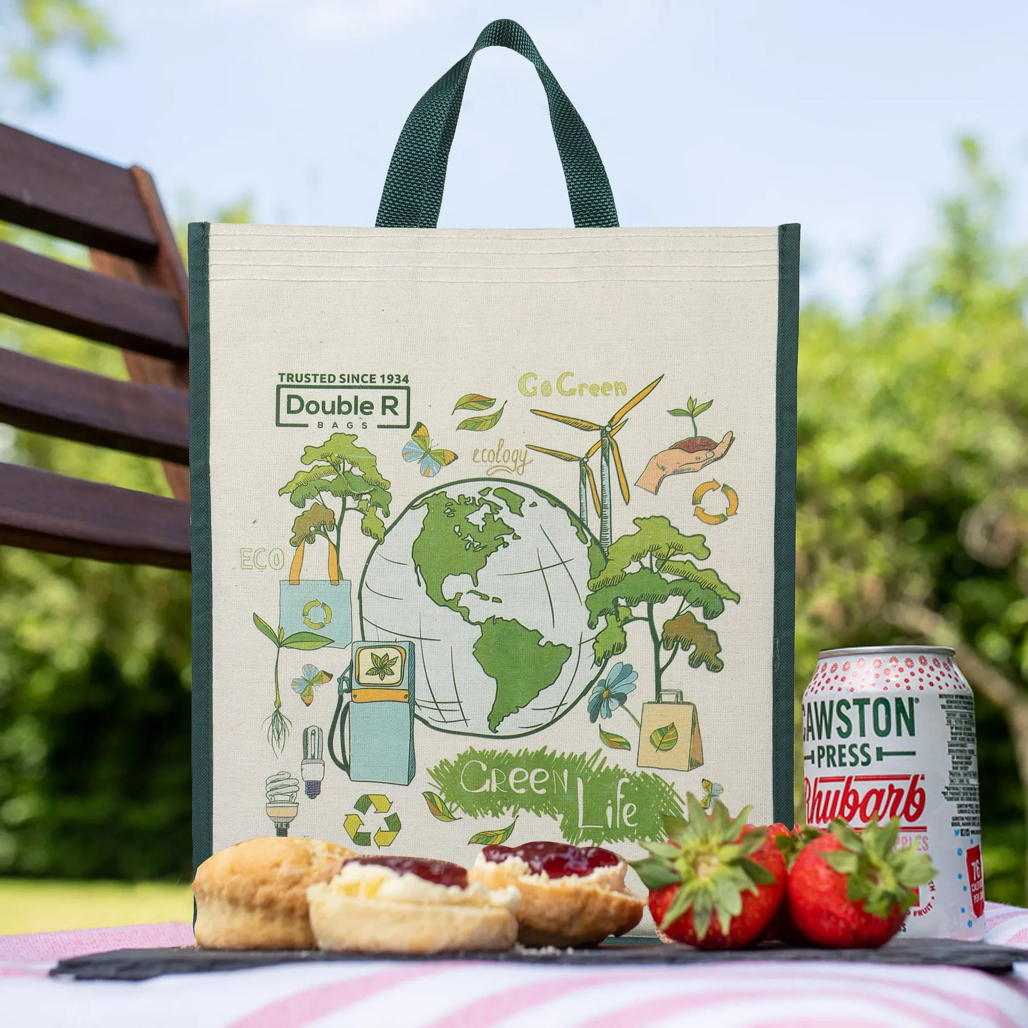 Cotton Canvas Shopping Bags for Carry Milk Grocery Fruits Vegetable Bag