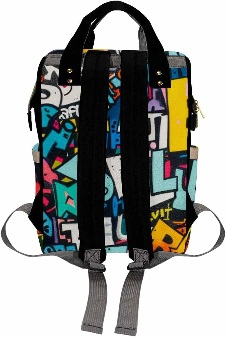 Custom Backpacks with Name Personalized Baby Diaper Bag Monogram Nappy Backpack with Thermal Pockets for Adults Kids Travel Outdoor Mommy Bag Waterproof Diaper Bag Customized Gift