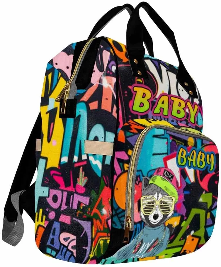 Custom Backpacks with Name Personalized Baby Diaper Bag Monogram Nappy Backpack with Thermal Pockets for Adults Kids Travel Outdoor Mommy Bag Waterproof Diaper Bag Customized Gift