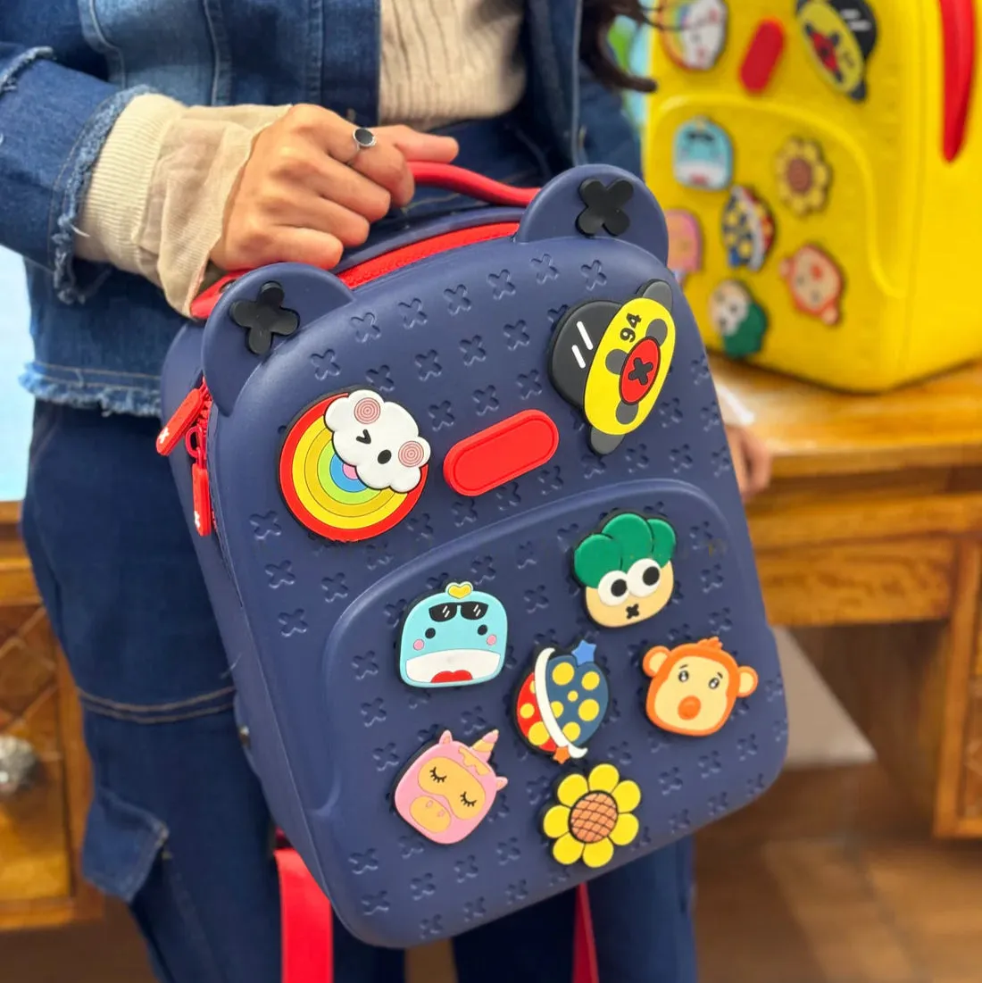 Cute & Premium Silicon School Bag for Primary Kids