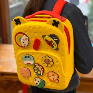 Cute & Premium Silicon School Bag for Primary Kids