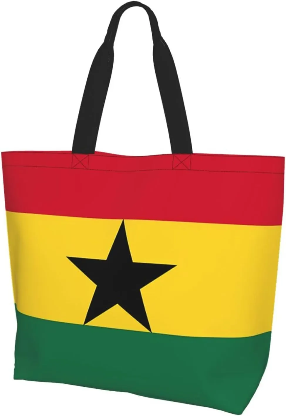 Cute Flag Tote Bag For Women Men Gifts Large Reusable Shopping Bags for Beach, Travel,Gym,Yoga