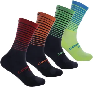 Cycling Socks 3 to 4 Pairs Sports Socks Compression Running Socks Gym Performance (Assort 5,4Pairs)