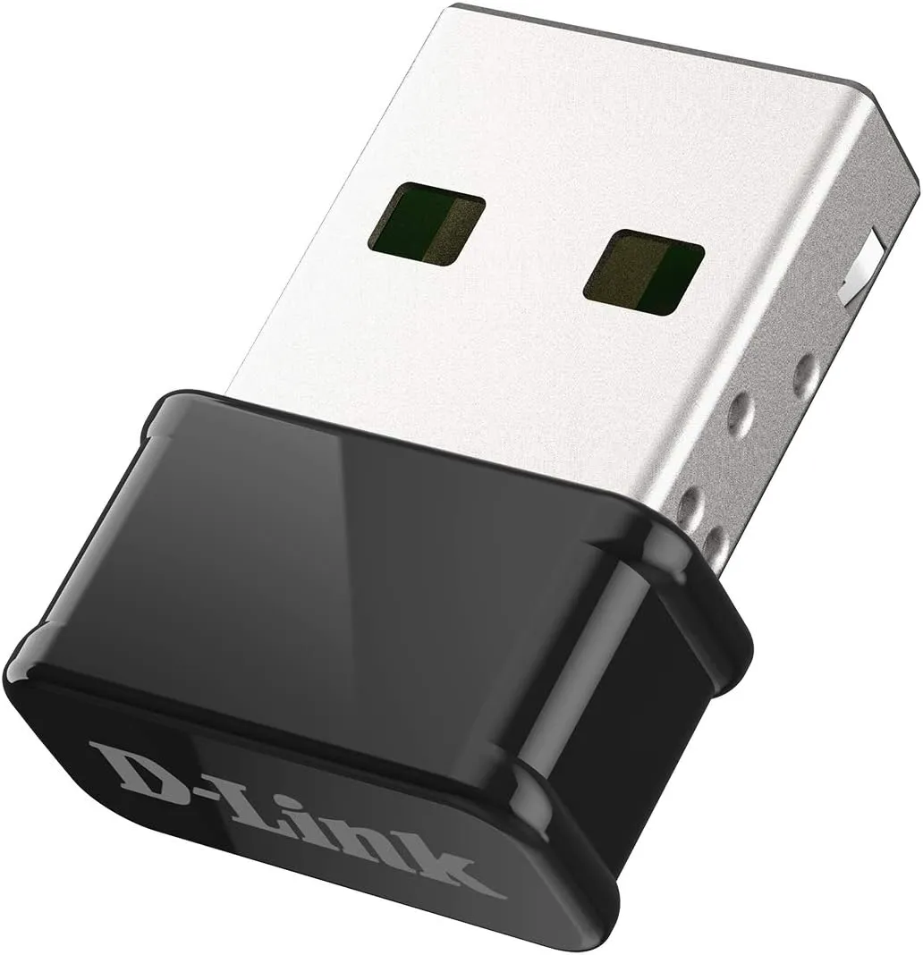 D-Link AC1300 MU-MIMO Wi-Fi Nano USB Adapter, Ultra-Mini (20.2mm x 14.9mm) Dual Band 2.4G/5G Wireless Adapter for PC or Laptop, Plug and Play, Easy Install, Upgrade your WiFi (DWA-181)