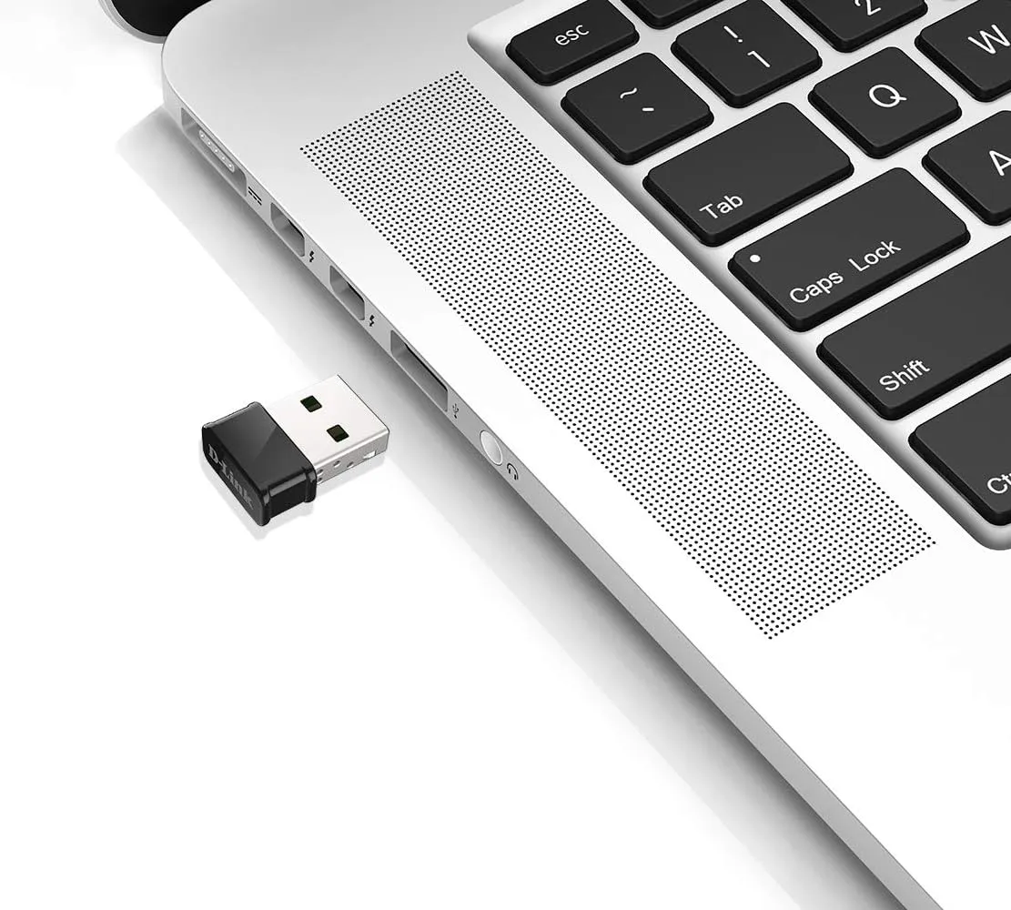D-Link AC1300 MU-MIMO Wi-Fi Nano USB Adapter, Ultra-Mini (20.2mm x 14.9mm) Dual Band 2.4G/5G Wireless Adapter for PC or Laptop, Plug and Play, Easy Install, Upgrade your WiFi (DWA-181)