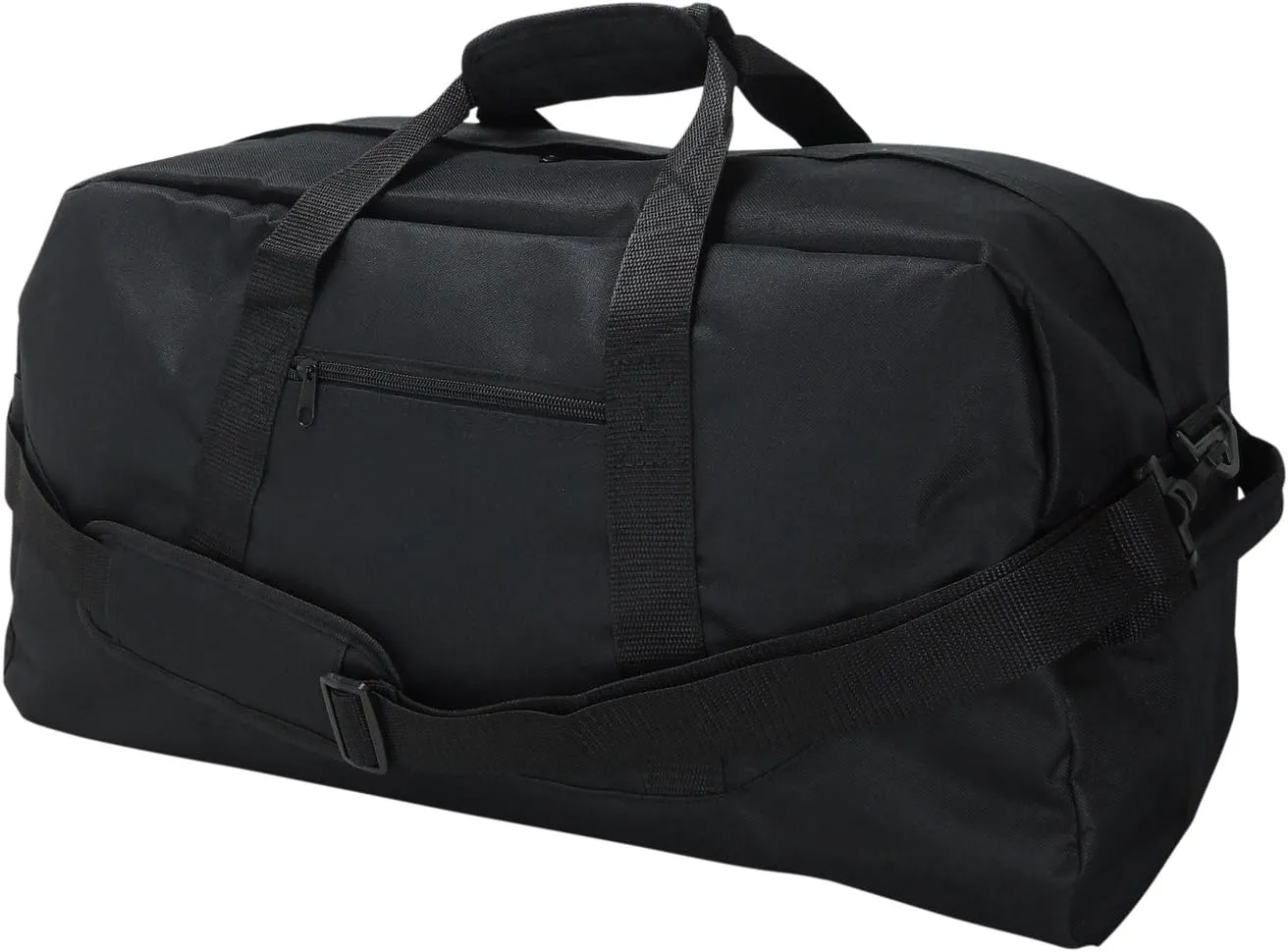 DALIX 18" Two Tone Duffle Bag Medium Black Red Blue Gold Pink Purple Gray