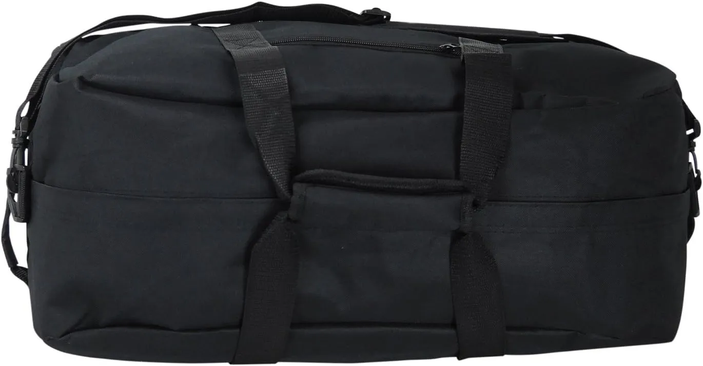 DALIX 18" Two Tone Duffle Bag Medium Black Red Blue Gold Pink Purple Gray