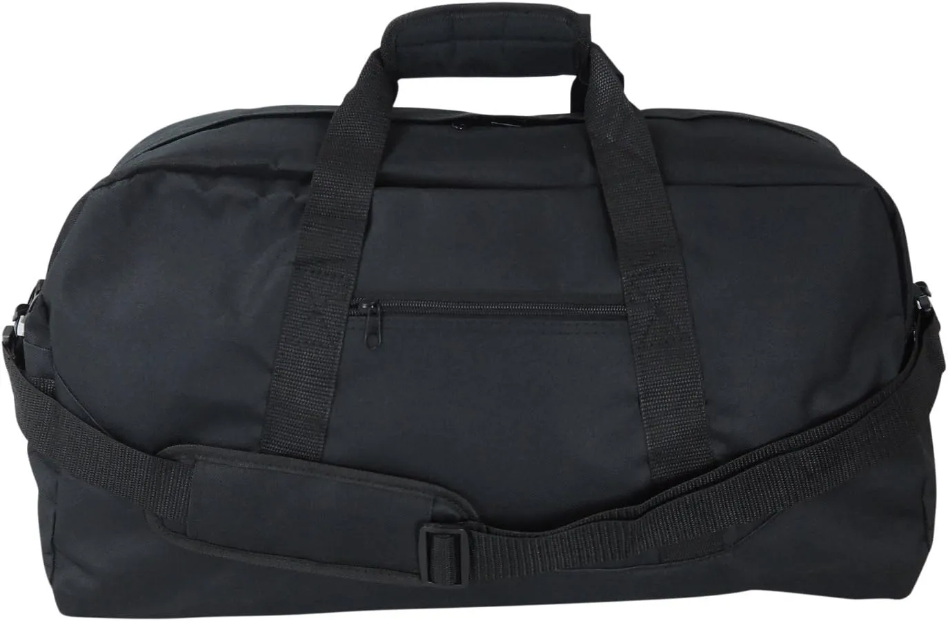 DALIX 18" Two Tone Duffle Bag Medium Black Red Blue Gold Pink Purple Gray