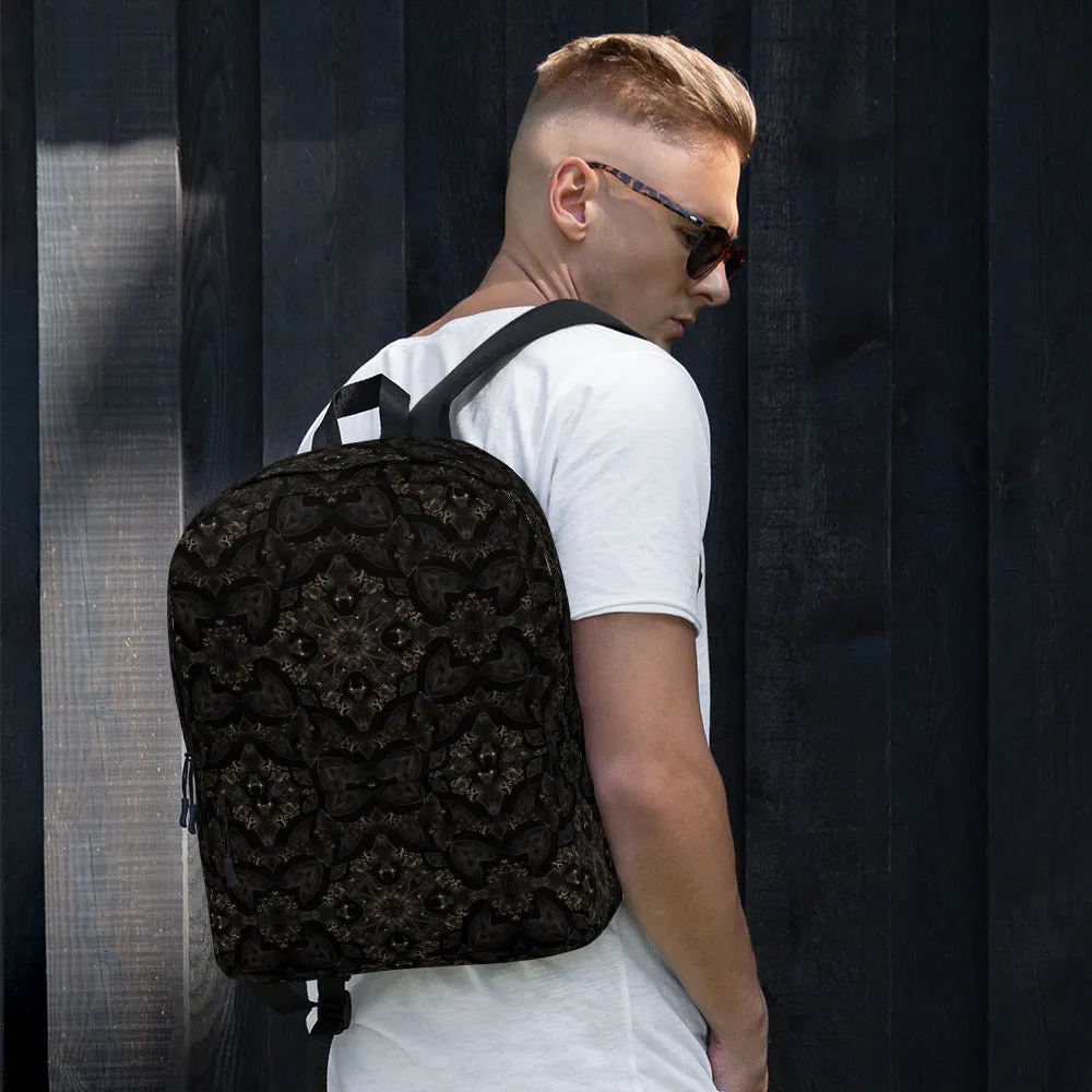Dark Mandala Minimalist Backpack
