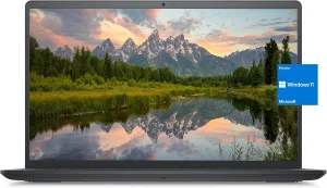 Dell 2022 Inspiron 15 3510 Laptop, 15.6" HD Display, Intel Celeron N4020 Processor, 16GB DDR4 RAM, 256GB PCIe SSD, Webcam, HDMI, Wi-Fi, Bluetooth, Windows 11 Home, Black