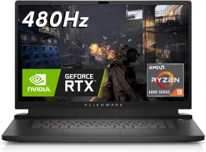 Dell Alienware M17R5 17.3'' 360Hz FHD Gaming Laptop, AMD Ryzen 9-6900HX, 16GB RAM, 1TB SSD,NVIDIA GeForce RTX 3070 Ti, 17.3'' 360Hz FHD Gaming Laptop,Dark Side of The Moon